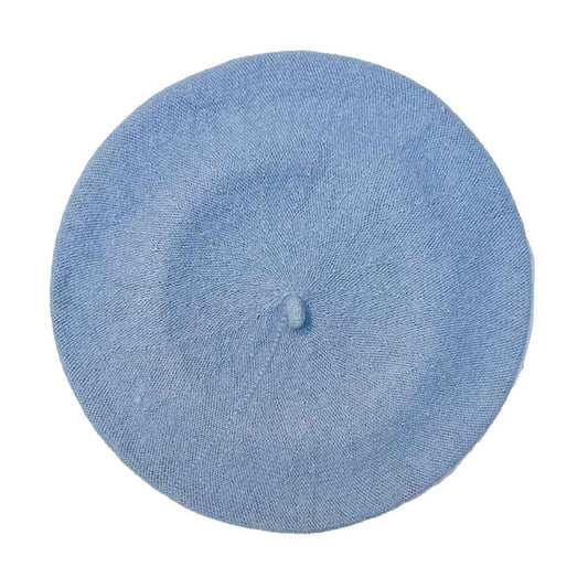 RUBS/ re-souL Knit Beret - Cornflower (Exclusive) - re-souL