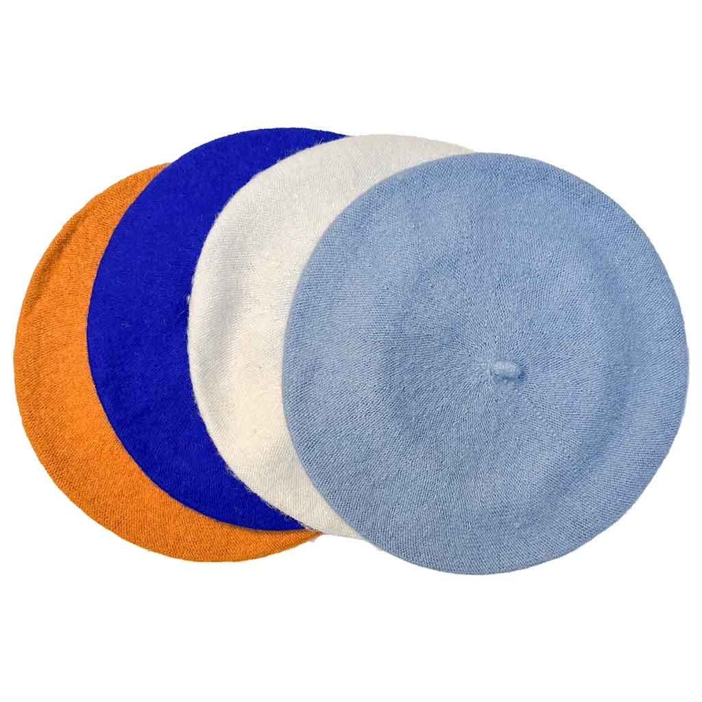 RUBS/ re-souL Knit Beret - Cornflower (Exclusive) - re-souL