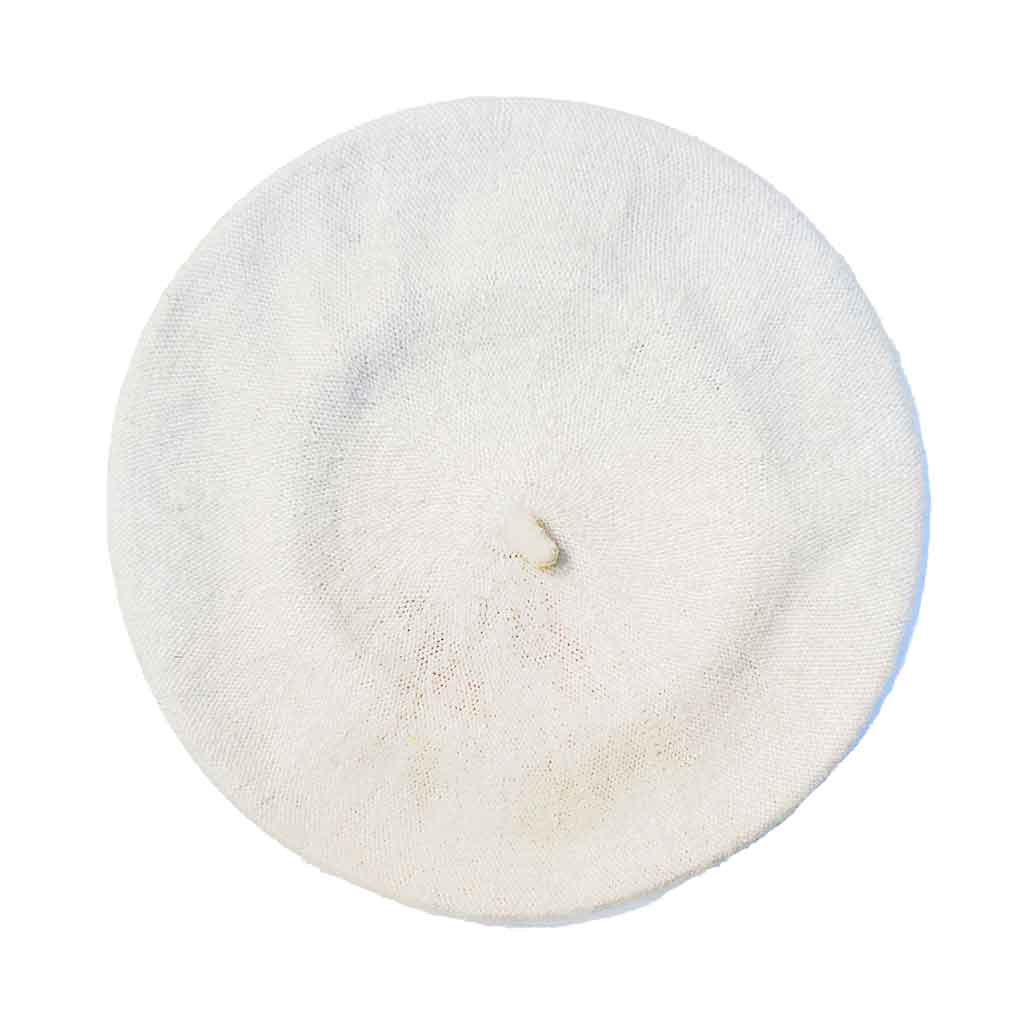 RUBS/ re-souL Knit Beret - Ivory (Exclusive) - re-souL