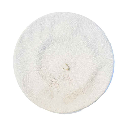 RUBS/ re-souL Knit Beret - Ivory (Exclusive) - re-souL