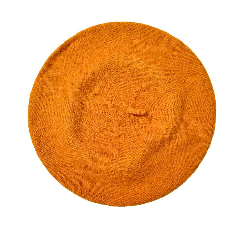 RUBS/ re-souL Knit Beret - Ochre (Exclusive) - re-souL