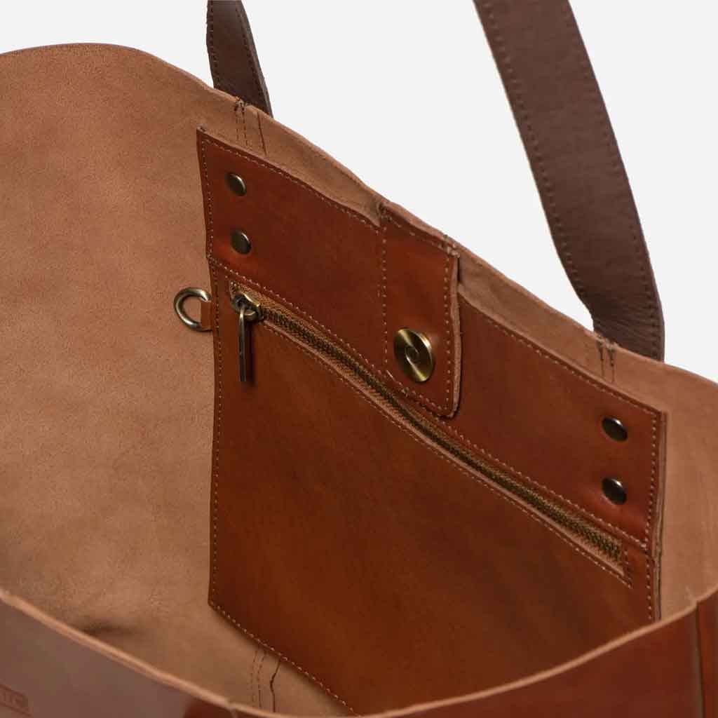 Stitch & Hide Emma Tote Bag - Maple - re-souL