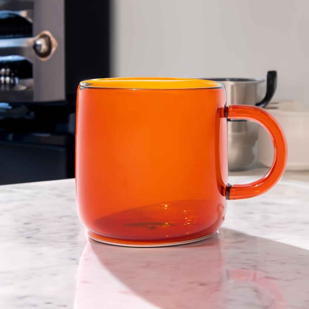 Teaspressa Glass Mug - Amber - re-souL