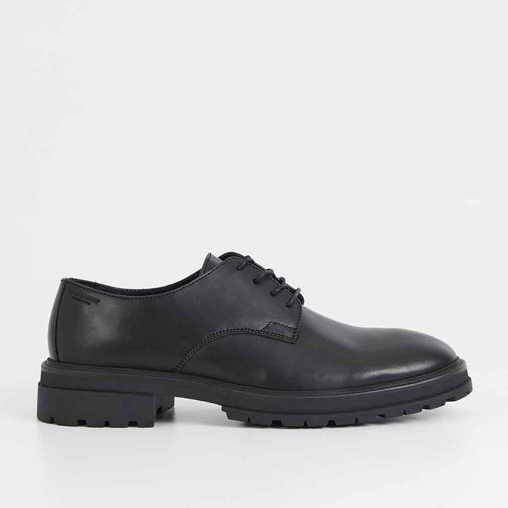 Vagabond Shoemakers Johnny Lace-Up Shoe for Men - Black - re-souL