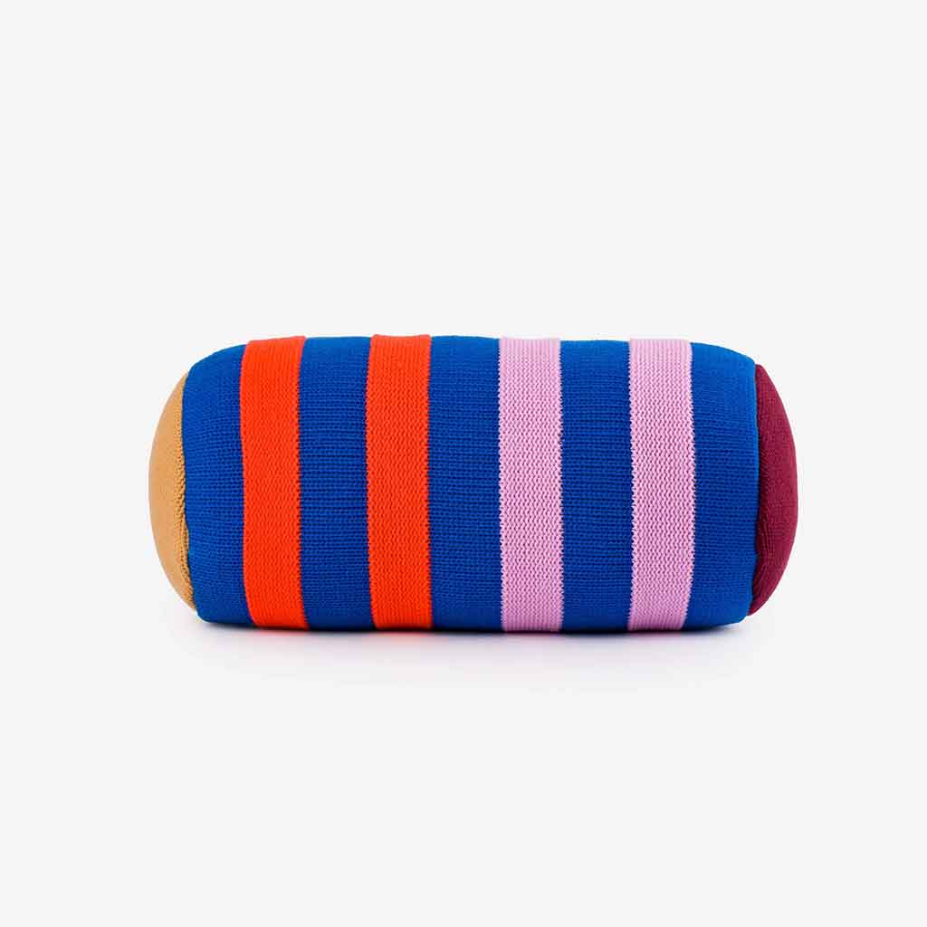 Verloop Quattro Stripe Bolster - Cobalt Multi - re-souL