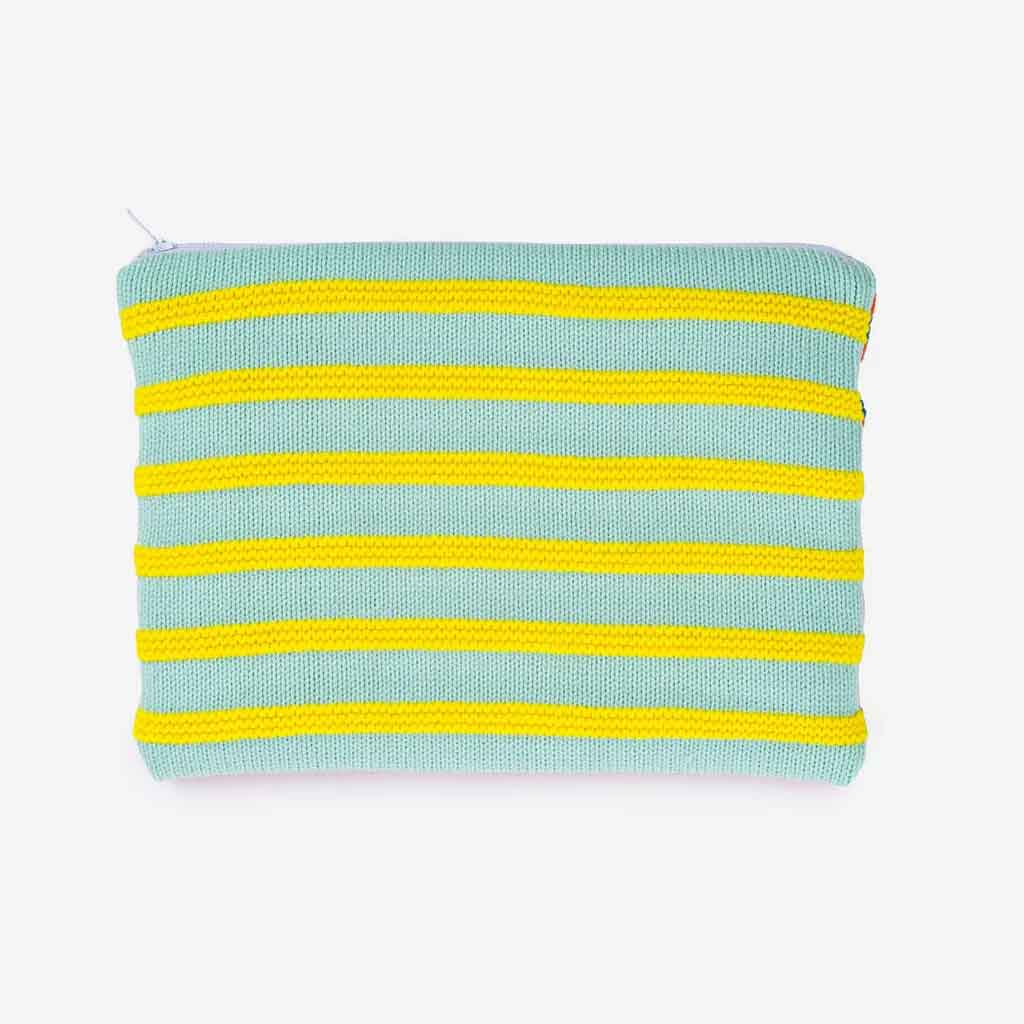 Verloop Super Stripe Pouch - Jade Yellow - re-souL