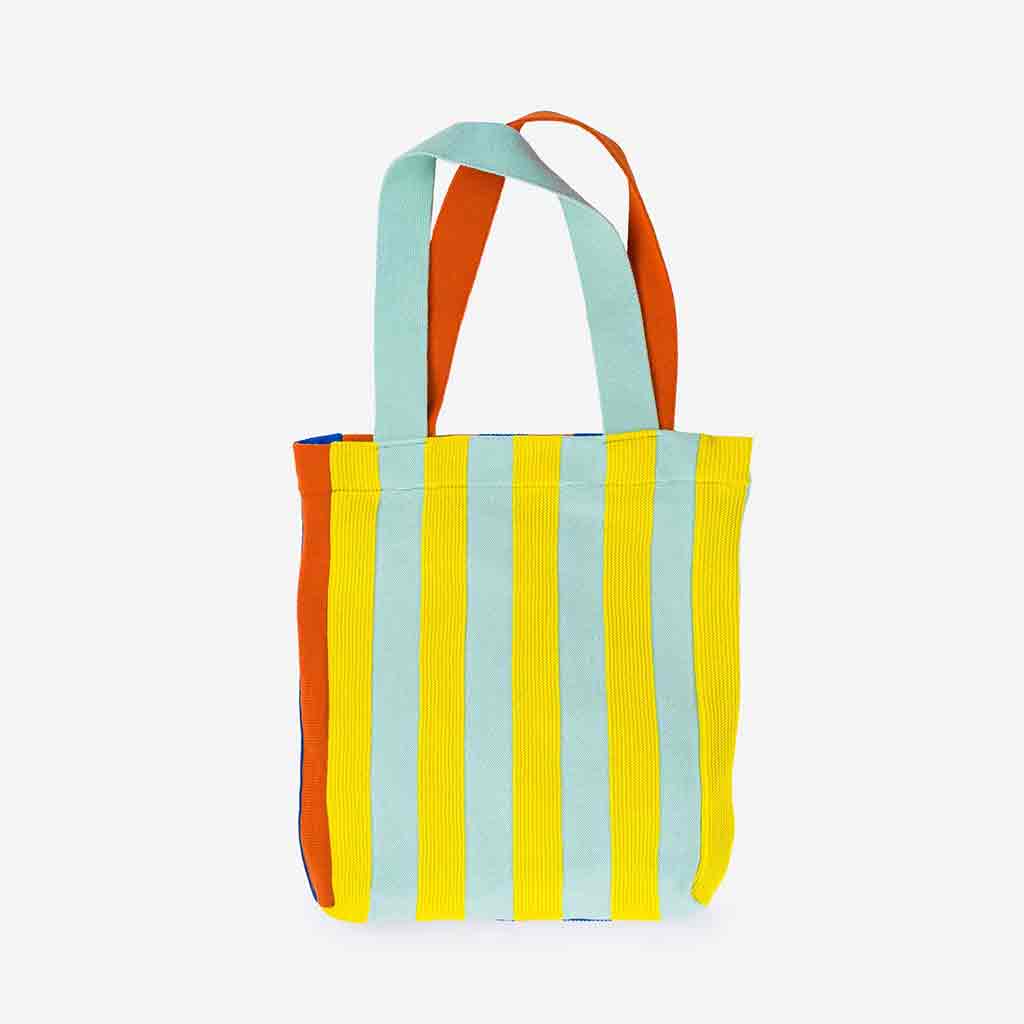 Verloop Super Stripe Tote Jade Yellow - re-souL