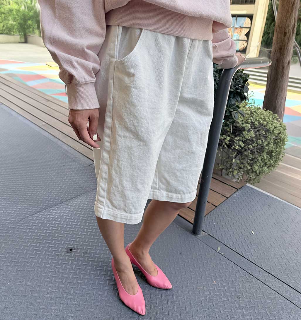 LBS Liam Bermuda Shorts - Milk