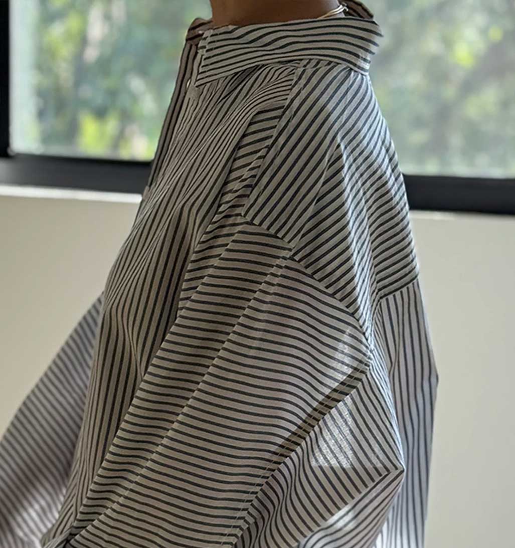 LBS Light Weight Owen Shirt - Denim Stripe