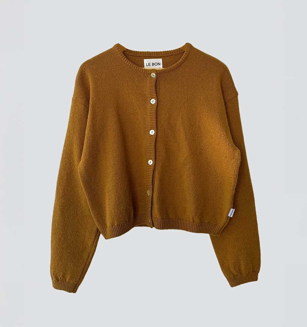 LBS Cotton Leila Cardigan - Dijon
