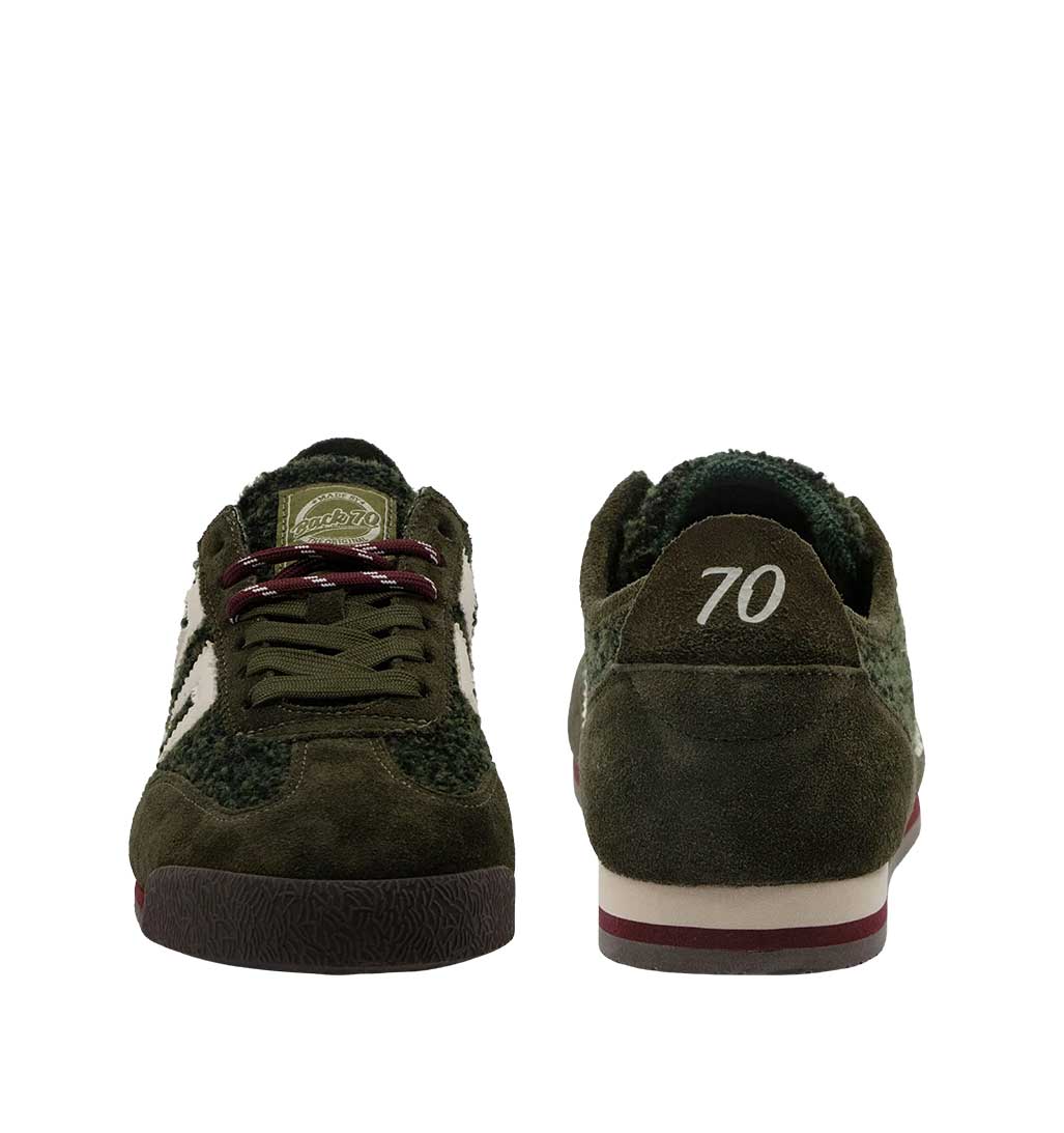 Back 70 Leon Sneaker - Forest/Teddy