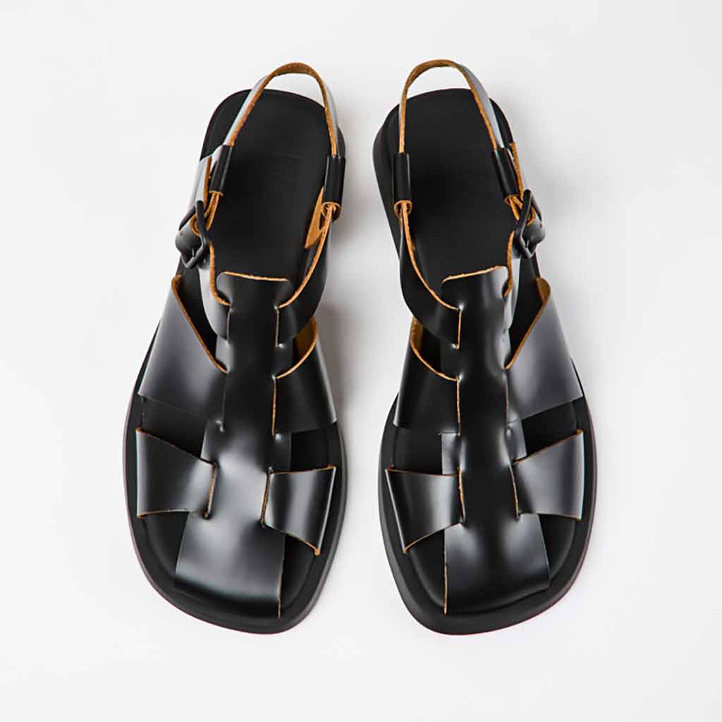 Camper Dana Fisherman Sandal - Black