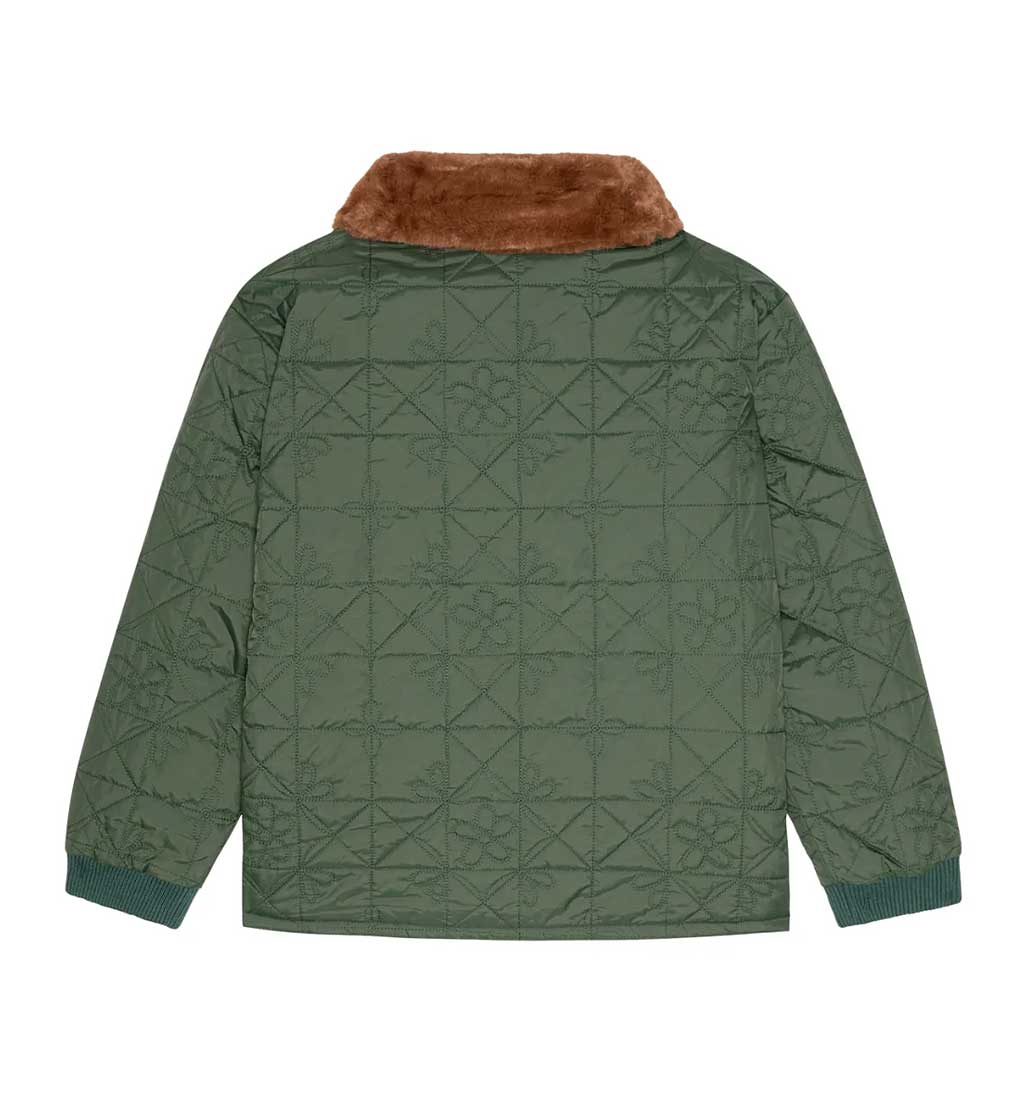 Reversible Logger Puffer - Pine & Amber