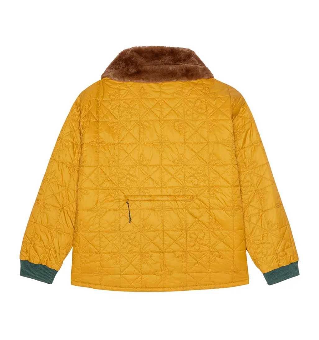 Reversible Logger Puffer - Pine & Amber