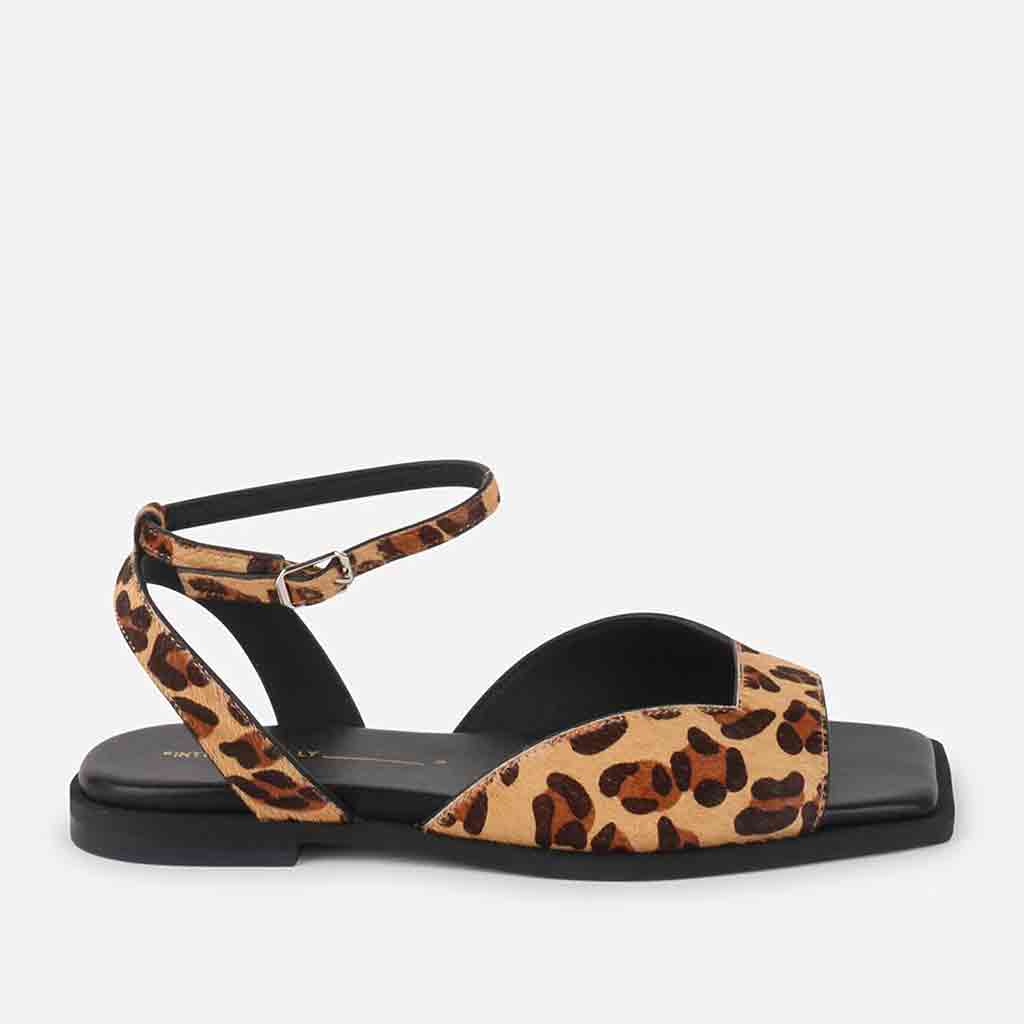 Dive Square Toe Sandal - Leopard