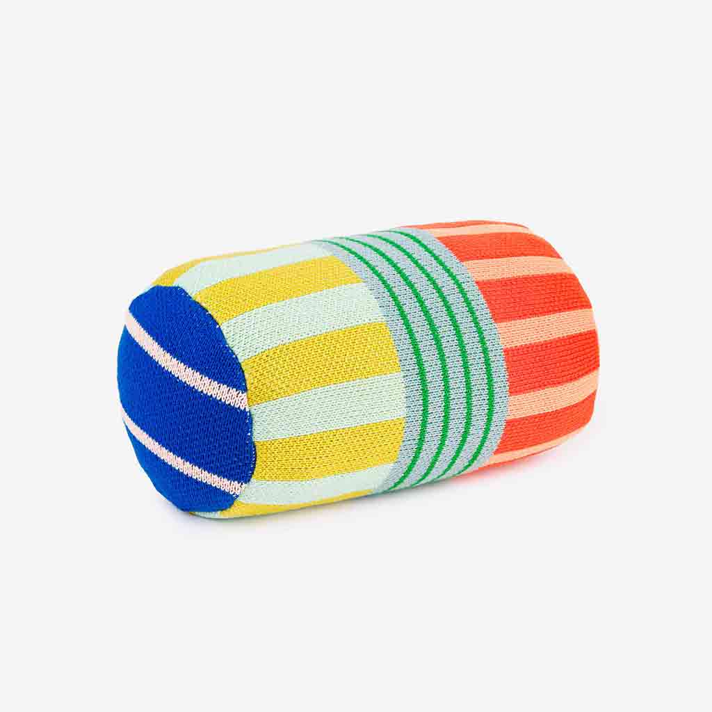 Super Stripe Bolster Pillow - Kelly Lilac