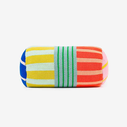 Super Stripe Bolster Pillow - Kelly Lilac
