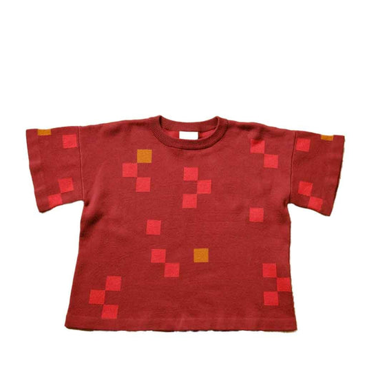 Albers Short Sleeve Sweater Tee - Topaz - re - souL