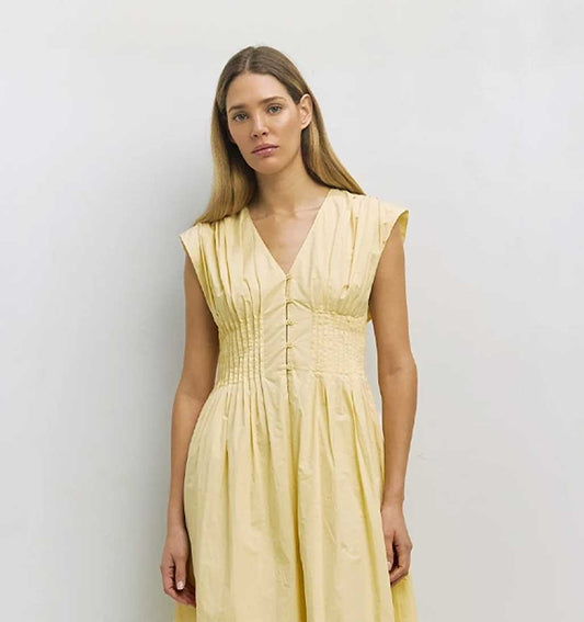 Aleska Dress - Yellow - re - souL
