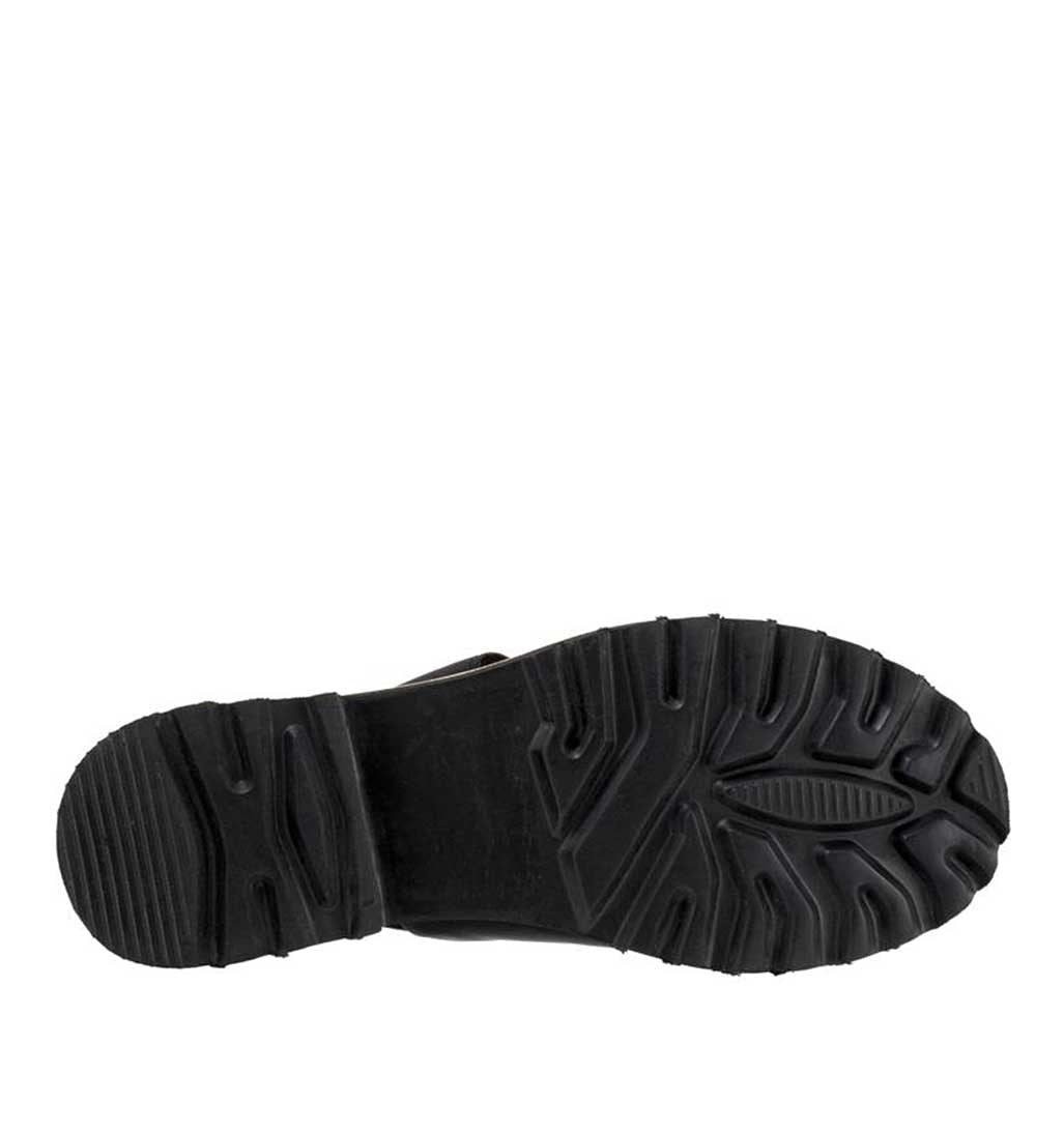 Amy Platform Sandal - Black - re - souL