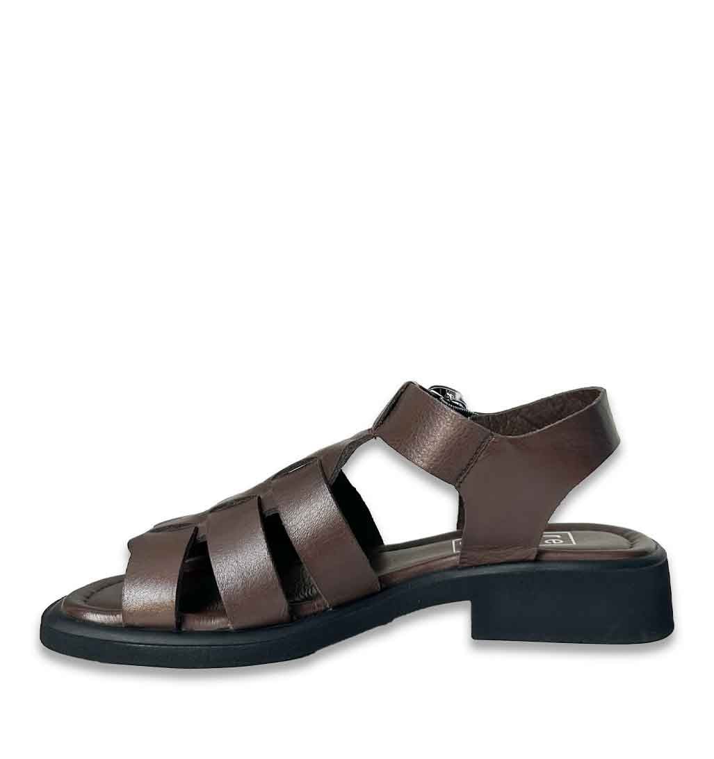 Aylin Fisherman Sandal - Chocolate Brown - re - souL