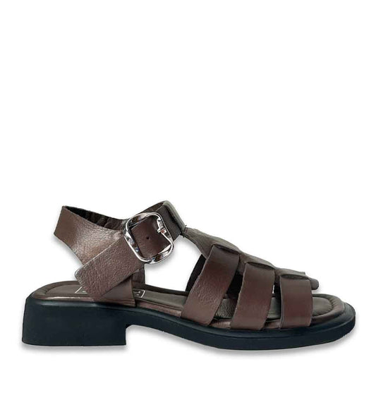 Aylin Fisherman Sandal - Chocolate Brown - re - souL