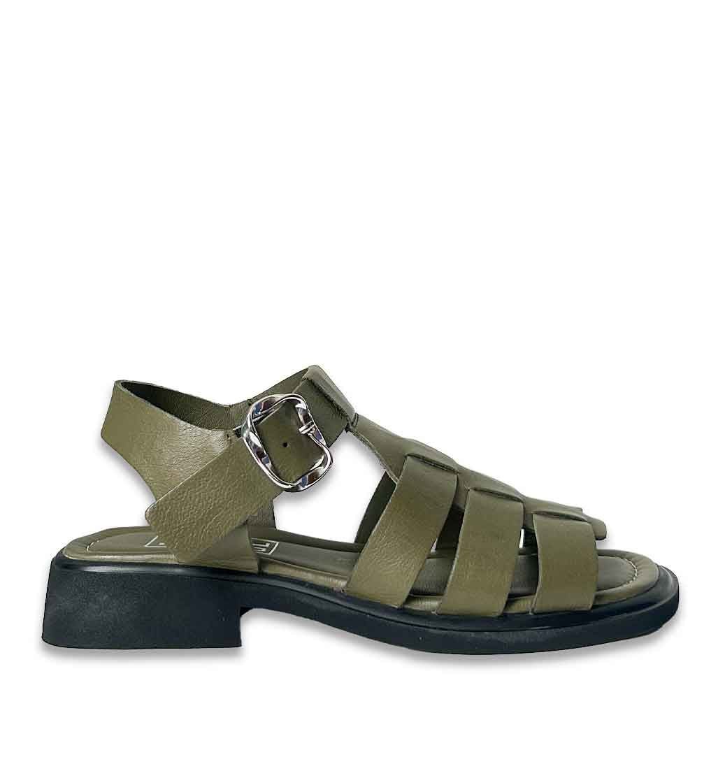 Aylin Fisherman Sandal - Olive - re - souL