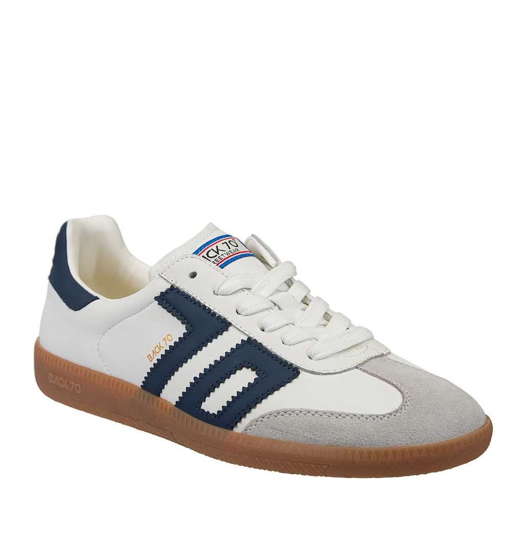 Back 70 Cloud Sneaker - White/Navy - re - souL