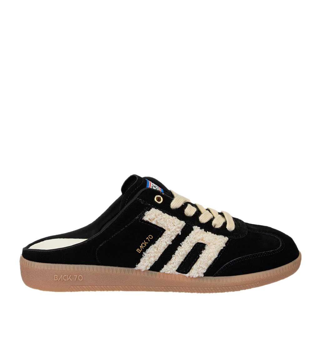 Back 70 Easter Backless Sneaker - Black - re - souL