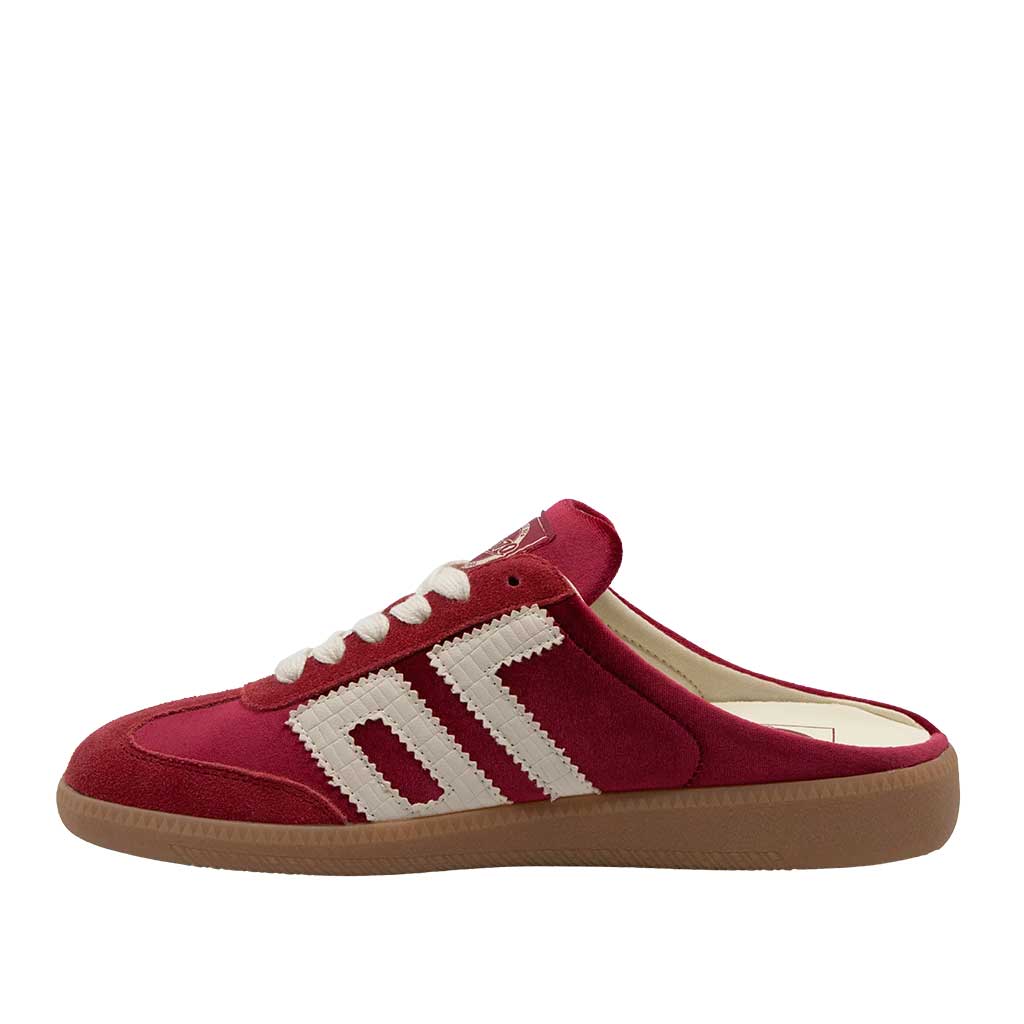 Back 70 Easter Backless Sneaker - Red Velvet - re-souL