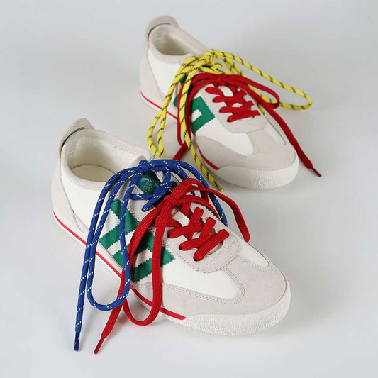 Back 70 Leon Sneaker - White/Green - re-souL