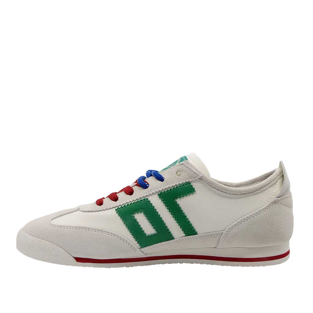 Back 70 Leon Sneaker - White/Green - re-souL