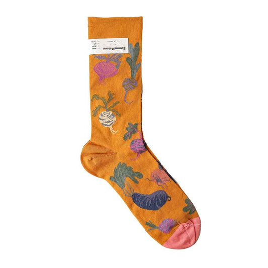 Beet Ocher Socks - re - souL