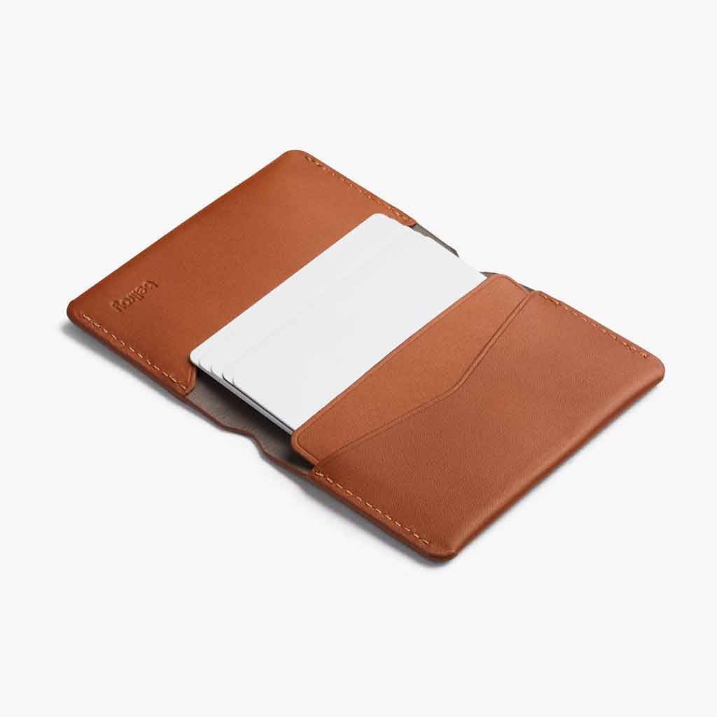 Bellroy Under Cover Card Holder - Caramel - re - souL