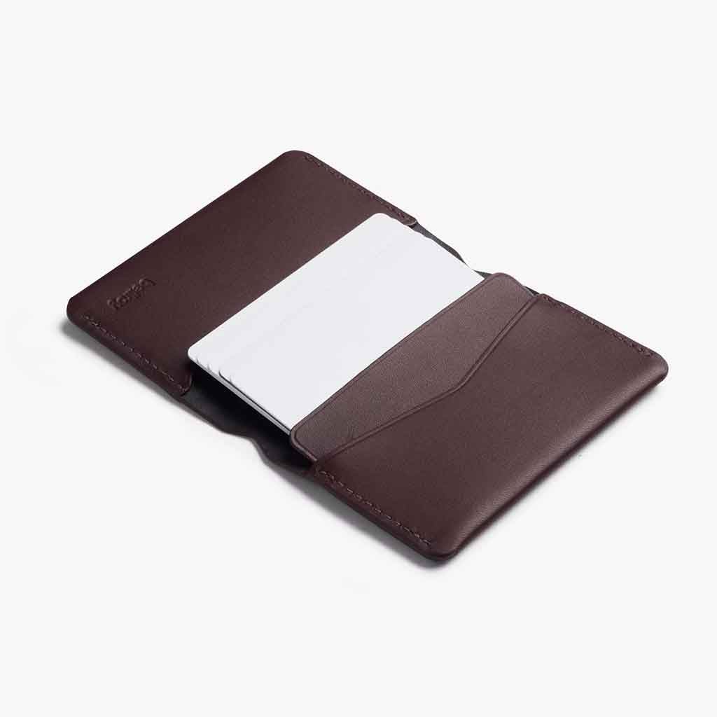 Bellroy Under Cover Card Holder - Deep Plum - re - souL