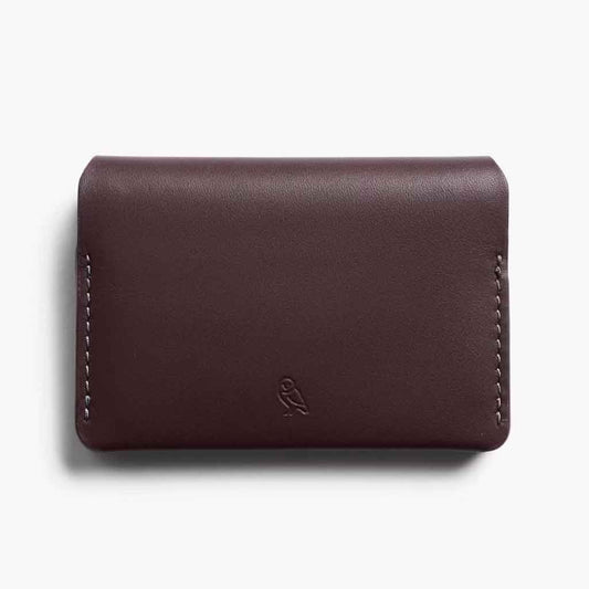 Bellroy Under Cover Card Holder - Deep Plum - re - souL