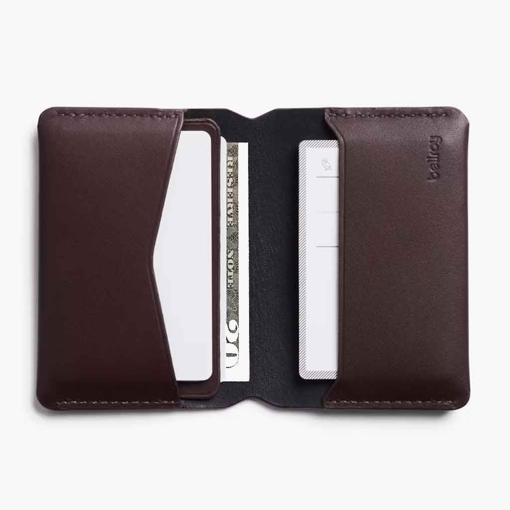 Bellroy Under Cover Card Holder - Deep Plum - re - souL