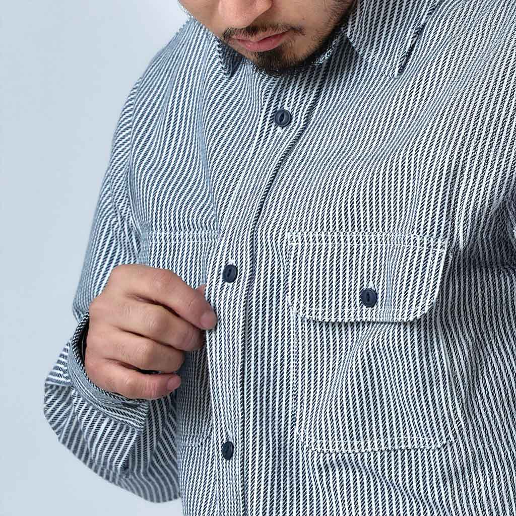 Big Mike Railroad Stripe Shirt - re - souL