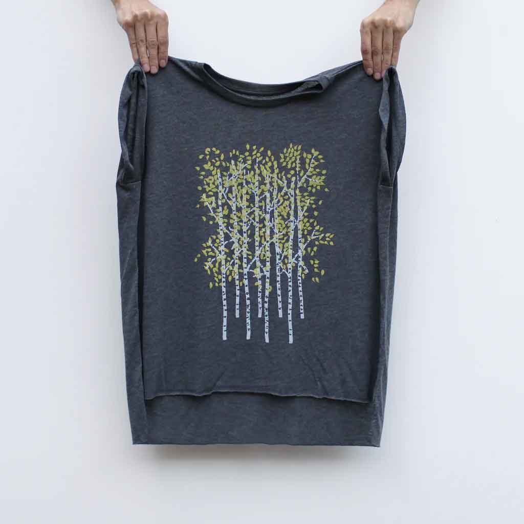 Blackbird Supply Co. Aspen Trees Cuff Muscle Tee - re - souL