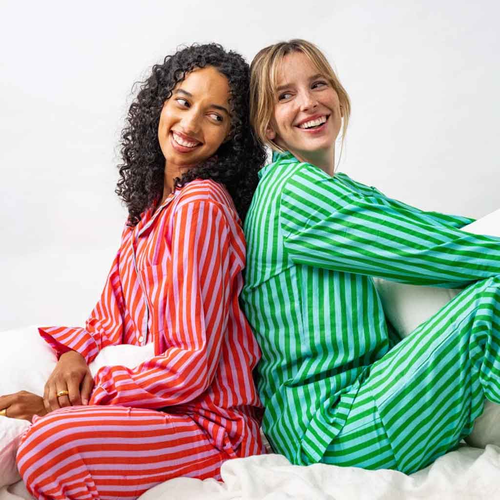 Bonnie Pajama Set - Poppy and Lavender - re - souL