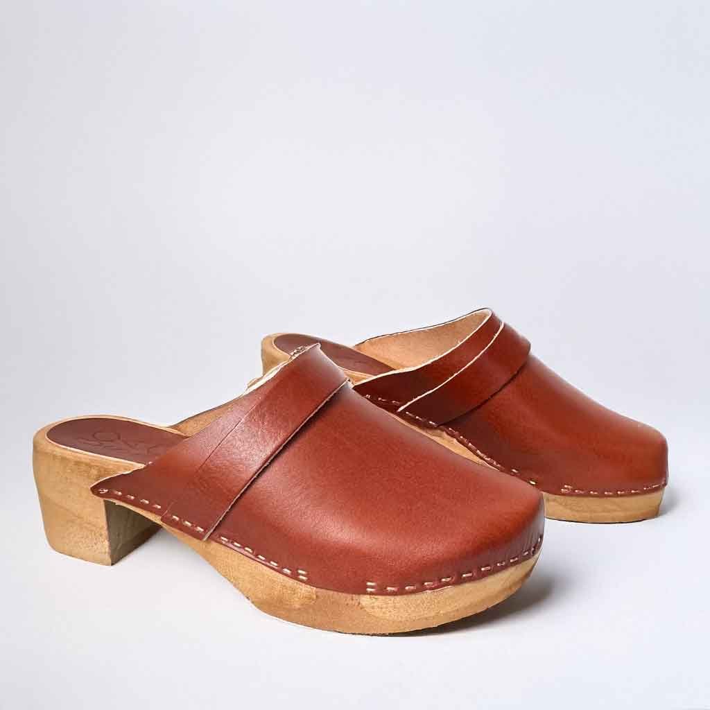 Bosabo Classic Clog - Cognac - re - souL