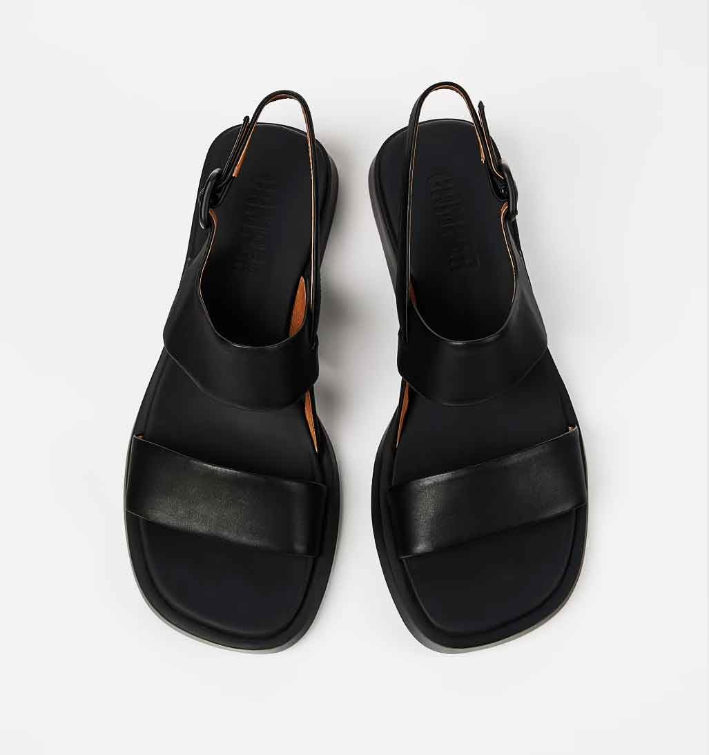 Camper Classic Dana Sandal - Black - re - souL