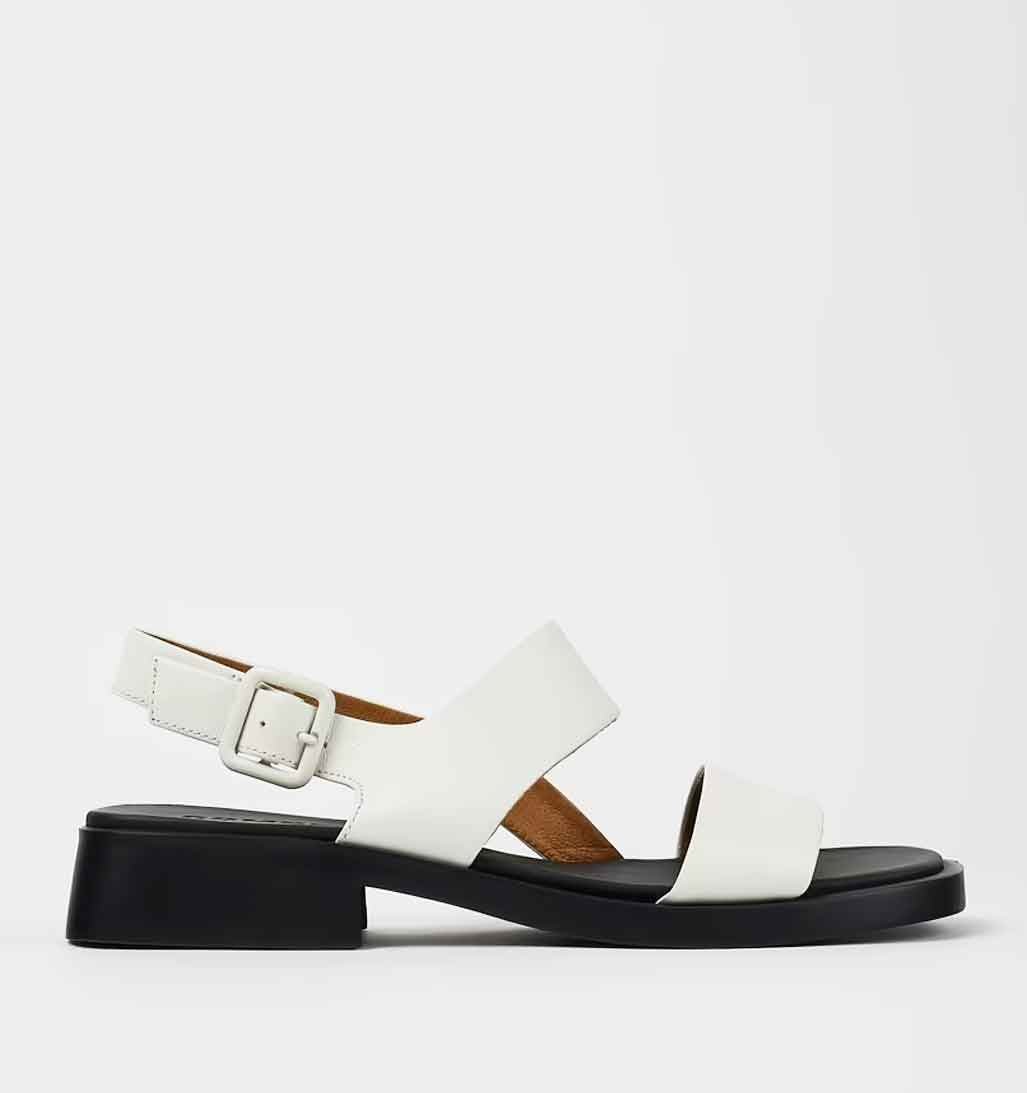 Camper Classic Dana Sandal - White - re - souL