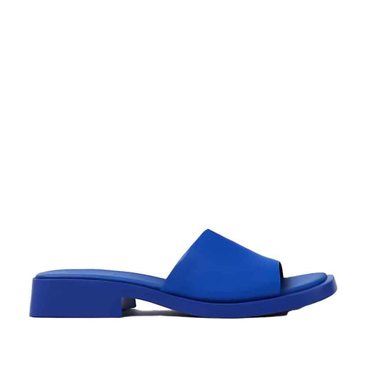 Camper Dana Slide Sandal - Blue Leather - re-souL
