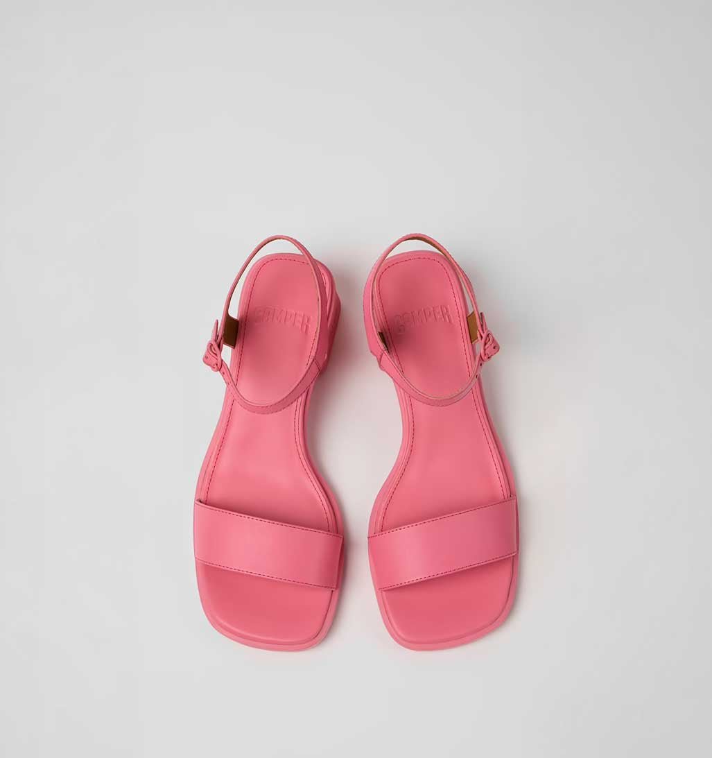 Camper Kora Block Heel Sandal - Pink - re - souL