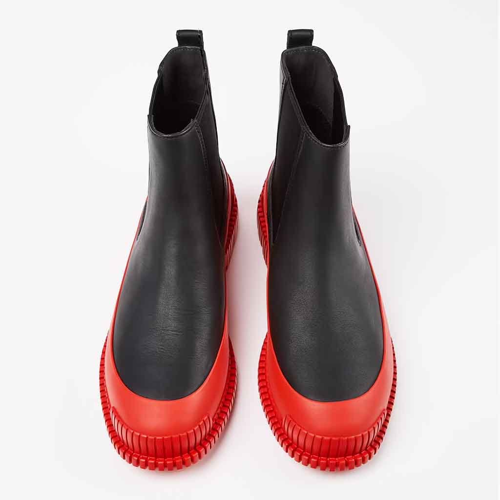 Red sole boots online