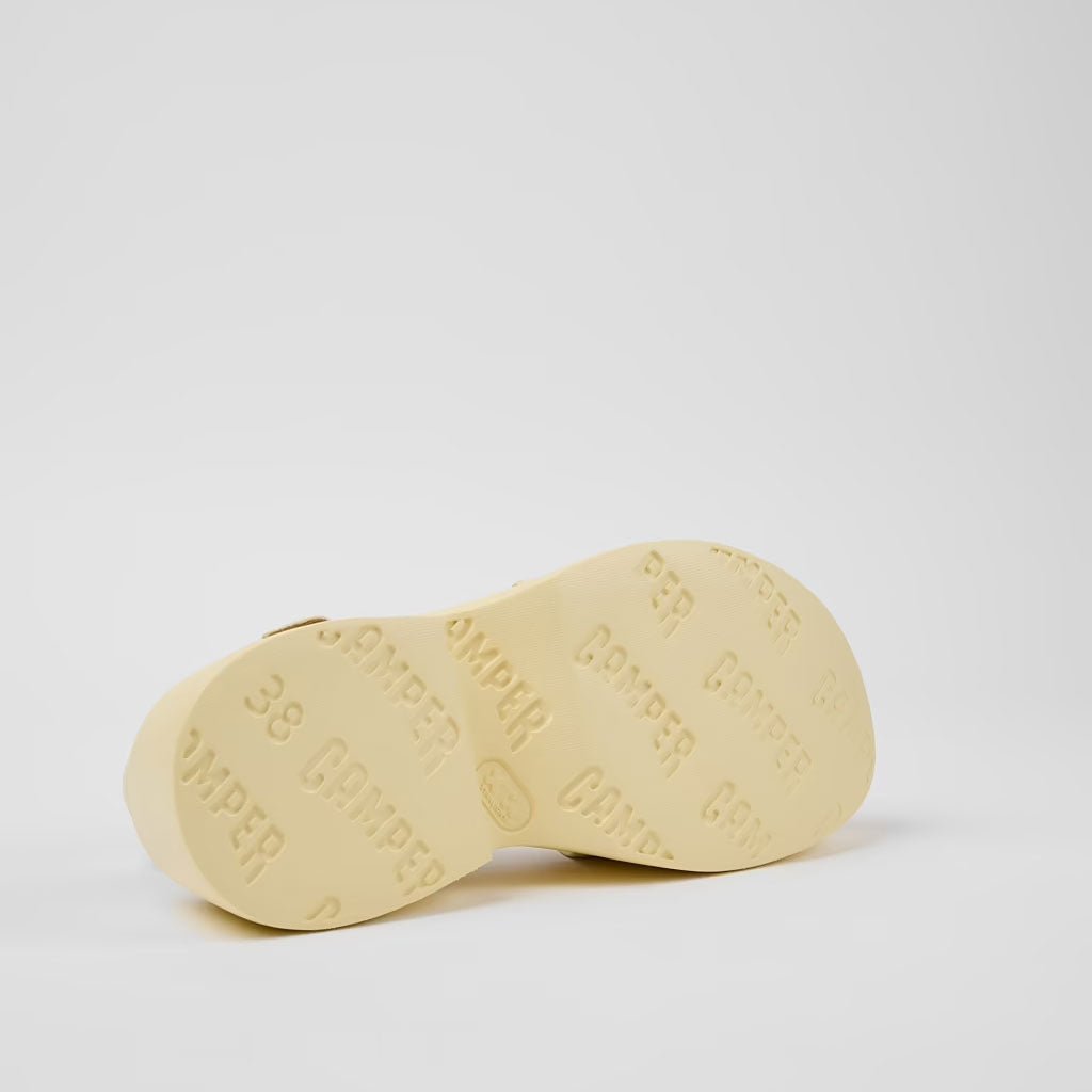 Camper Tasha Platform Sandal - Yellow - re - souL