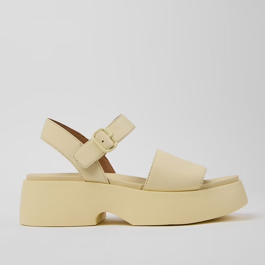 Camper Tasha Platform Sandal - Yellow - re - souL