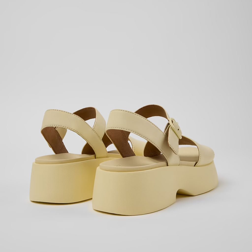 Camper Tasha Platform Sandal - Yellow - re - souL