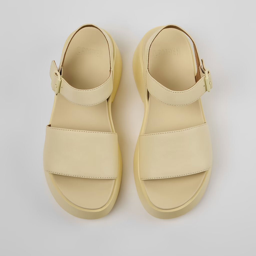 Camper Tasha Platform Sandal - Yellow - re - souL